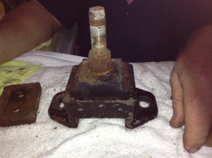 Rusted motor mount